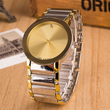2015 Women Watches Fashion Round Dial Ladies Watches Cusual Simple Stainless Steel Band Quartz Wristwatches relogio feminino