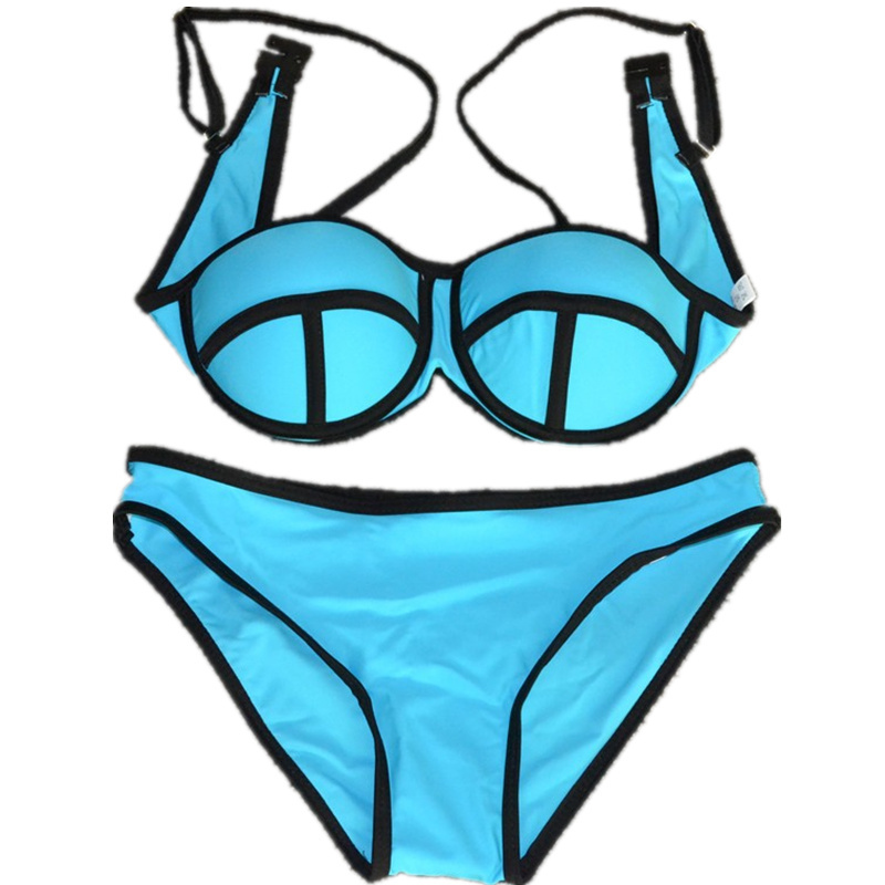High Quality Swimwears New Summer 2015 Fashion Sexy Bikinis Women Swimsuit Bath Suit Push Up Bikini