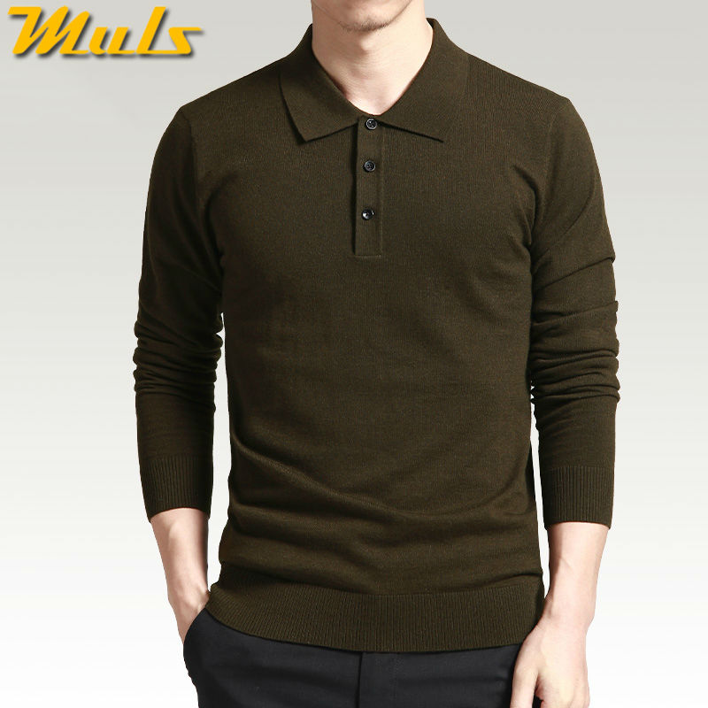 6colors mens polo sweaters jersey simple style wool blends knitted sleeve thermal polos 6colors mens polo sweaters jersey simple style wool blends knitted sleeve thermal polos