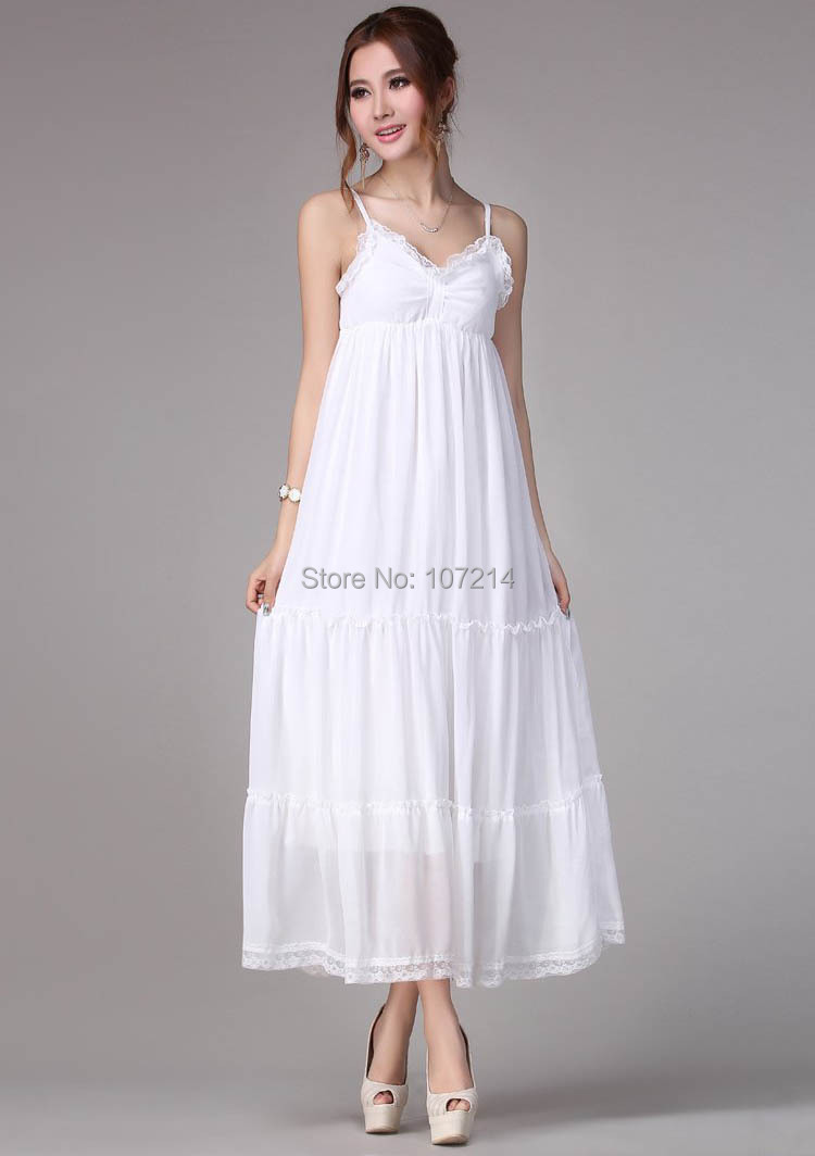 White Beach Dresses For Women
