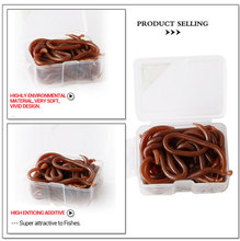 High simulation Artificial earthworm fishing lure Super luring simulation smell additive bait 30pcs/box fishing tackle