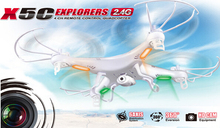 Syma x5c Upgrade Syma x5c-1 2.4G 4CH 6-Axis aerial RC Helicopter Quadcopter Toys mini Drone With Camera Free Track Shipping