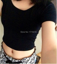 The Best A Woman Can Get 2015 Spring Summer Women Clothing Cropped Tops Bottoming Halter Short