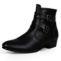 2016 Fashion Men Shoes Soft Leather Autumn Boots Men Waterproof Warm Shoes Men Comfortable Ankle Boots