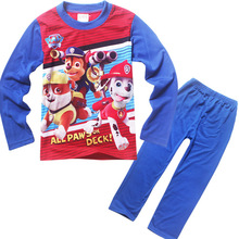 Hot Sale 3 8 Years Children s Pajamas Long Sleeve Clothing Set For Kids Boys Fashion