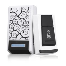 Factory Price! Digital Single Receiver 36 Tunes Wireless 100M Range Remote Control Home Security Door Bell Smart LED Doorbell