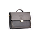 P.kuone Designer Brand Handbags Shoulder Bag Leather Briefcase Men
