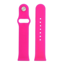 Pink Band 38mm Silicone Separated Watchband Replacement for Apple Watch