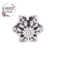 Spacer Charm Flower European Bead Pendant Bracelet