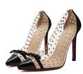 2016 Butterfly Shoes Sexy High Heels Red Pumps Sandalias Women Party Wedding Shoes Ladies Pumps Red
