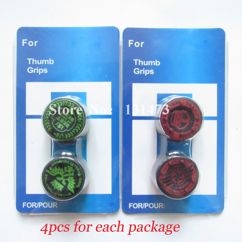 1set lot 4pcs 1set Silicone Analog Joystick Thumb Stick Grips Cap Cover For Sony PS4 For