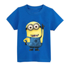 Cartoon figure children minions clothes costume children s clothing t shirts for Kid s BOXXTY
