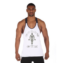 New Golds Gym Singlets Mens Tank Tops Shirt Bodybuilding Equipment Fitness Men s Superman Gym Stringer