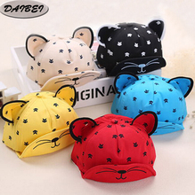 2 Style Newborn Cute Kid Baby Boy Girl Toddler Infant Hat Owl Baseball Cap Baby Bonnet Cotton Kids Hats Bonnet 2016