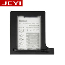 Universal 2.5′ 2nd 12.7mm SSD HDD SATA Hard Disk Drive HDD Caddy Adapter Bay For 12.7mm Height CD DVD ROM Optical UltraBay