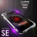For iPhone 5s se Luphie slim Metal phone Bumper Case for iPhone 5 SE Aluminum Bumper
