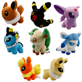 Pokemon Go Plush Toy Eevee Stuffed Doll Japanese Cartoon Animals Cute Soft Doll 12CM Kawaii Toys
