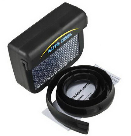 Solar Power Car Fan Auto Cool Air Vent With Rubber Strips - Keeps Your Parked Car Cooler Solar Power Car Fan Auto Cool Air Vent With Rubber Strips - Keeps Your Parked Car Cooler