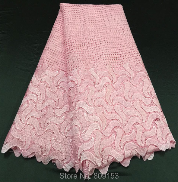 Здесь можно купить  Free shipping(5yards/pc) Elegant pink African cord lace fabric high quality African water soluble lace  for party dress WLC017 Free shipping(5yards/pc) Elegant pink African cord lace fabric high quality African water soluble lace  for party dress WLC017 Дом и Сад