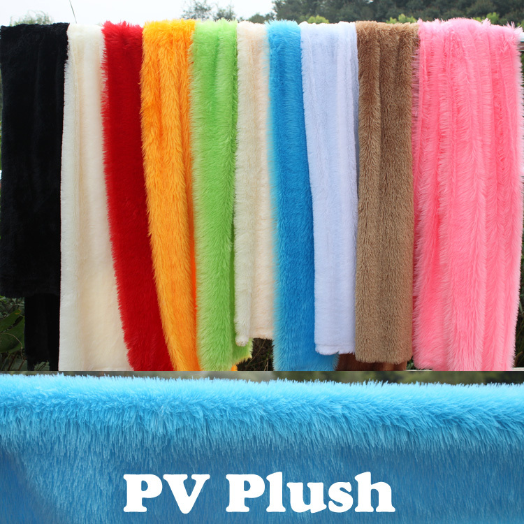PV plush fabric,Minky fabric, soft velvet plush, crafts,custumes