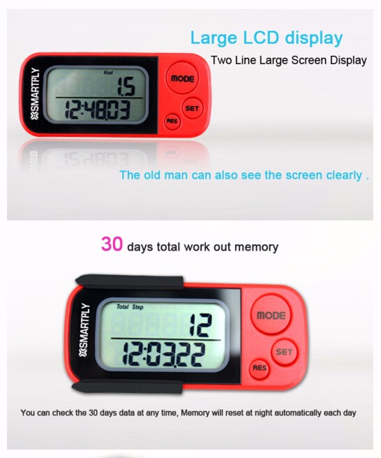 smart pedometer 3d