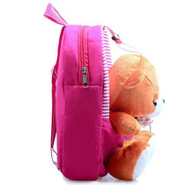 New 2015 Children School Bags Cartoon Bear Backpack For Baby Mochila Infantil Retail 1PC ZZ3056