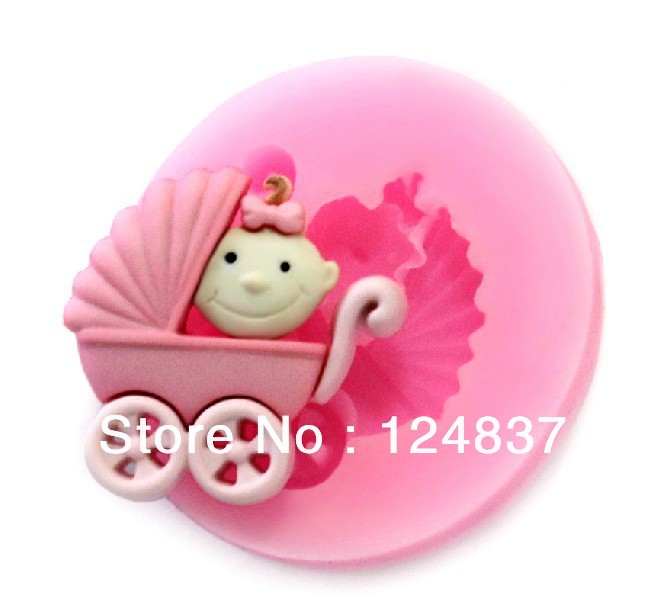 3D Mini car shape Silicone soap mold baby mould party ...