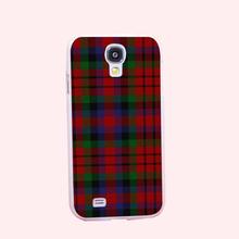 RED BLUE font b TARTAN b font SCARF FASHION Hard White Cover Case for Galaxy S3