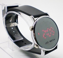 Free shipping sales New brand LOGO Fashion Mirror LED watch digital the man student movement wristwatch Valentine’s Day