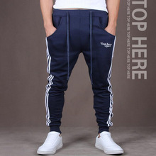 Mens Joggers Cargo Unique Pocket Men Pants lace-up Sweatpants Harem Pants Men Jogging Sport Pants Men Pantalones Hombre