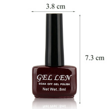 Color UV Gel Nail Polish Gel Len Long Lasting 8ML Soak Off Mood Gel nail enamel