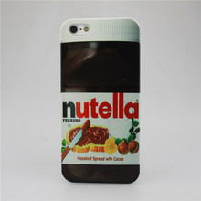 Nutella Design Smooth Hardened Plastic Phone Case for Apple iPhone 4 4S 5 5S 5C 6 6 Plus Free Shipping