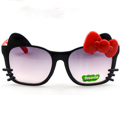 Летом стиль Новое прибытие Высокого качества мода милый ребенок Hello-Kitty очки детские солнцезащитные очки Оптом