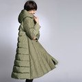 Brand Army Green Winter Jacket Women 2016 Korean Plus Size 4XL 5XL Long Duck Down Coats
