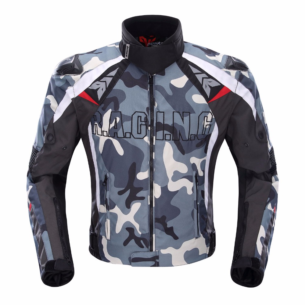 Waterproof Motorcycle Riding Jackets For Men Metal Shoulder Armor Motorbike Jacket Duhan Camouflage Motocross Clothing Ropa Moto