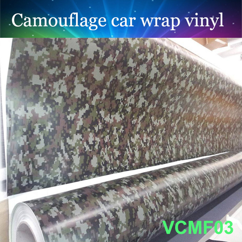 1 52X20m 5ftx66ft Digital camouflage film vinyl car full body vinyl sticker camouflage wrap camo film