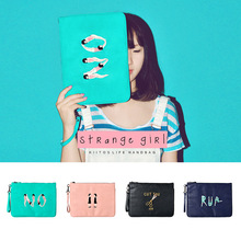 KIITOS New product strange girl series fresh fashion flat bag Ipad bag handbag on sale