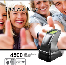 Original! USB fingerprint sensor USB Bimetric Fingerprint Scanner USB Entrolment Reader ZK4500 Compatible with Windows 8
