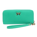 Splendid New Hot Designer Famous Brand Female Women Korean Cute Bowknot Purse Solid Wearable Wallet Handbag