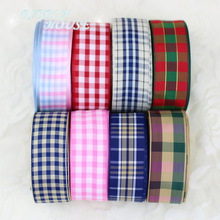 (8 colors mix) 25mm Scotish Ribbon Wholesale Lovely gift packing Christmas Ribbons
