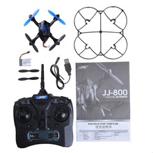 JJRC 2.4GHz 4CH 6-Axis Gyro 360-degree Eversion Mini RC Quadcopter Drone UFO with LED Lights Propeller Protective Guard Cover