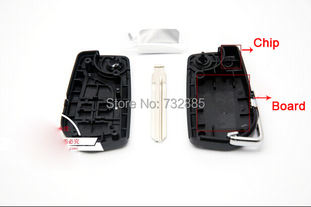Toyota Camry Modified remote key shell 4 buttons (3 buttons )(7).jpg