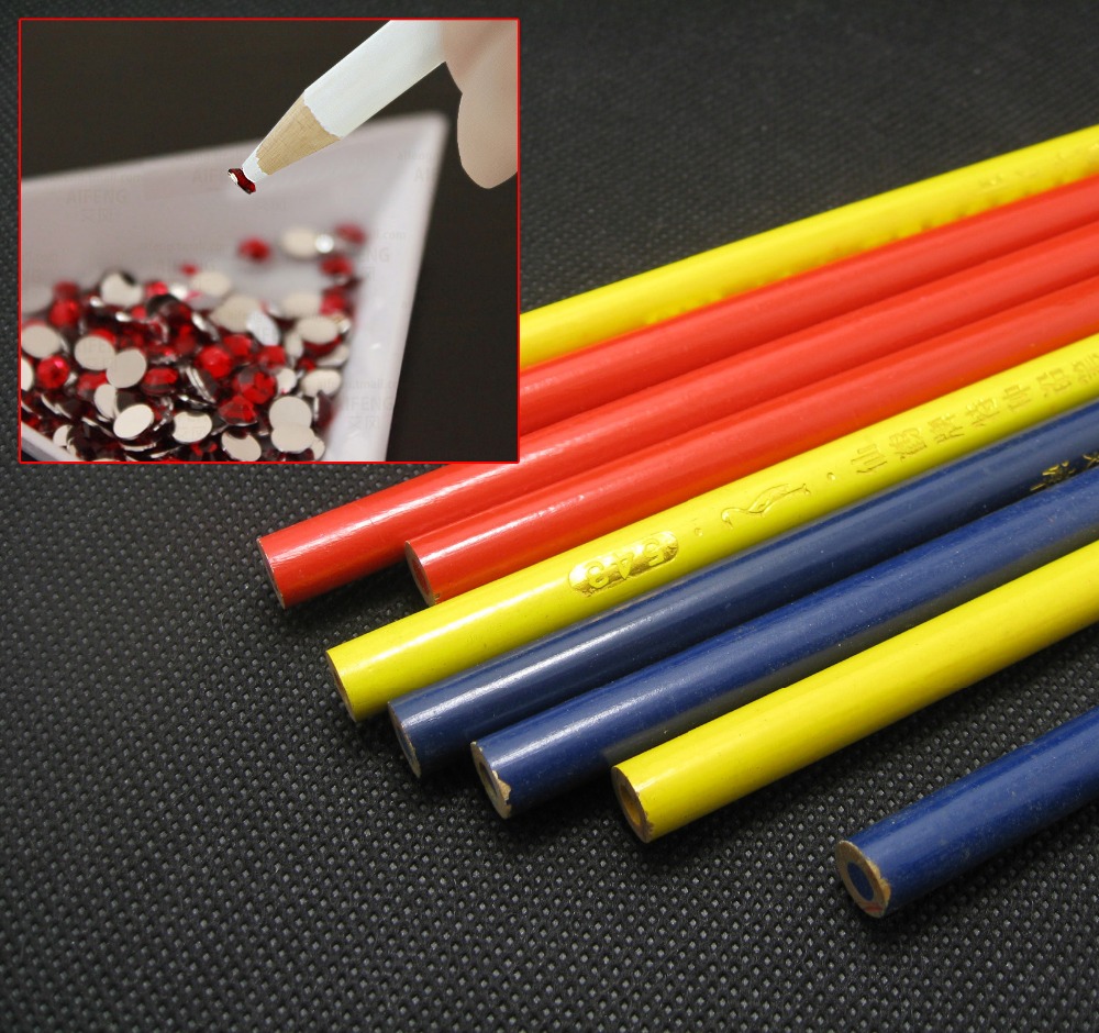 4 Pcs Gem Crystal Rhinestones Picker Pencil Nail Art Craft Tool Nail Art Picker Für Strsteine