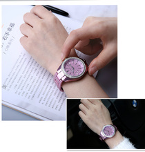 EASMAN Watch Women Purple Pink Ultralight Titanium Aluminum Quartz Watches Zircon Gems Water Resistant Wristwatches Watches