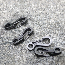 Mini SF Spring Claps Climbing Carabiners EDC Keychain Camping Bottle Hooks Backpack Climbing Claps Tactical Survival