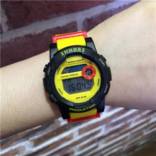Nueva llegó multifuncionales deportes impermeables electrónica reloj bebé de moda HARAJUKU multicolor de la jalea alumnas relojes