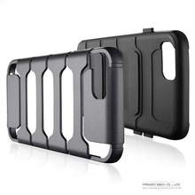 New Armor Black Hybrid 2 in 1 TPU Silicone Plastic Hard Case for iphone 6 i