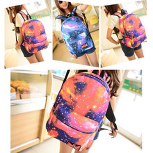 fshion lady Oxford printing backpack Galaxy Stars Universe Space School Book Campus student Backpack British flag