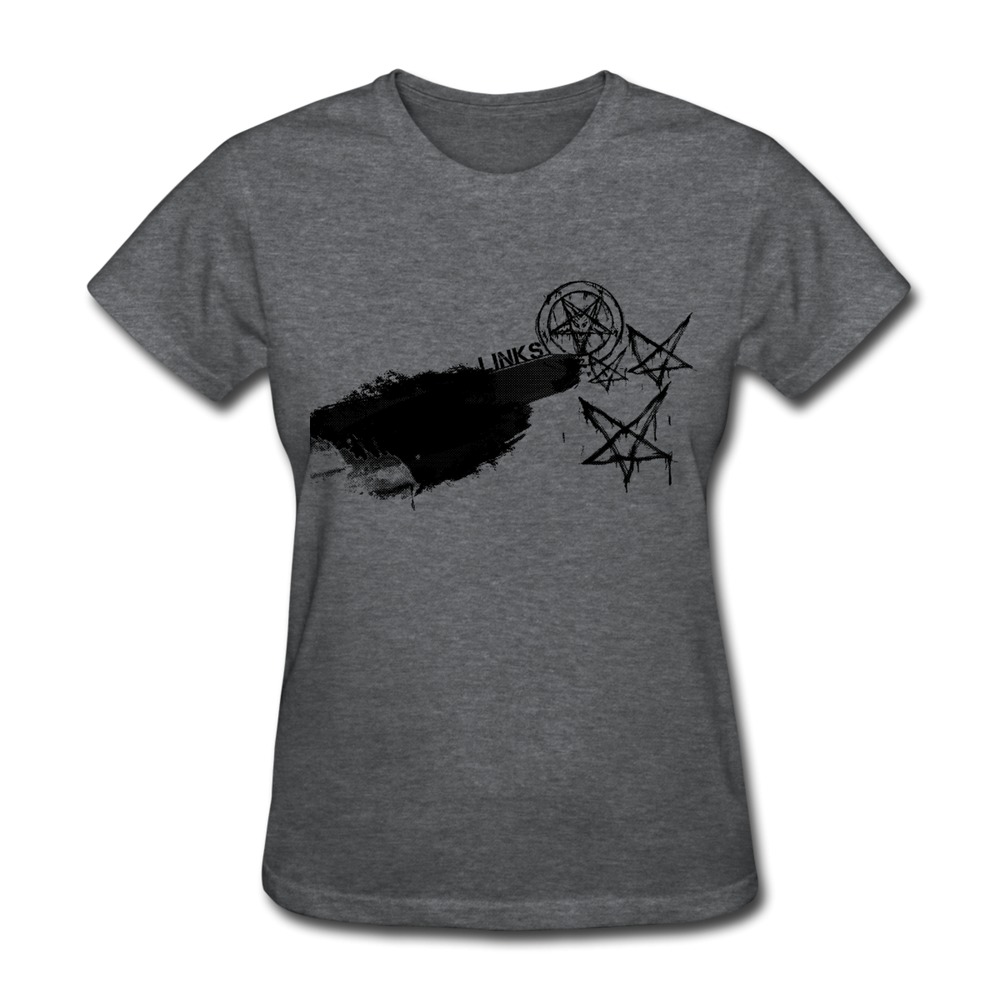 2015 Rammstein links Women 3D Latest Short Sleeve t shirt Exercise Women t shirt for Sale