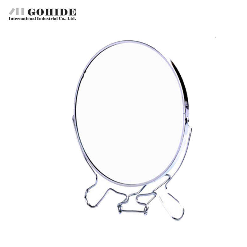 -Classic style Full metal double faced desktop makeup mirror big mirror dressing portable cosmetic mirror No.615  safety shiping